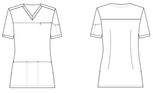سكراب طبي نسائي AVA باللون زيتون من إِلدان – تصميم...
