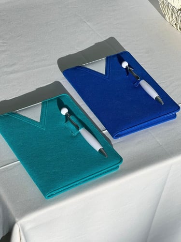 دفاتر اشكال سكراب مع I قلم