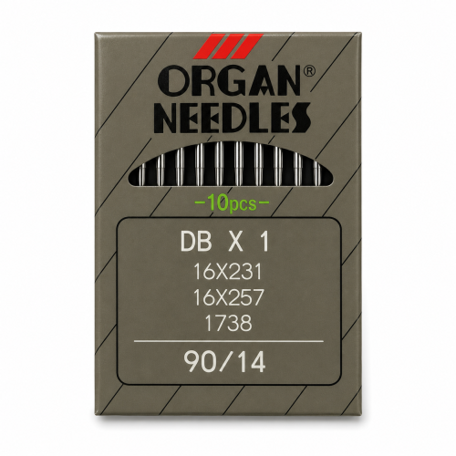إبر مكينة خياطة صناعية Organ DB×1 مقاس 90/14 (10 ح...