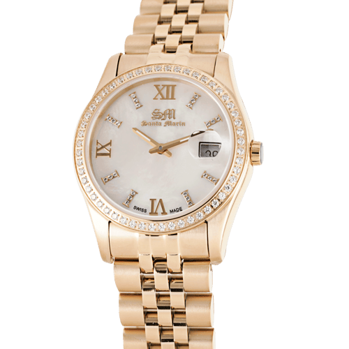 ساعة زركون نسائية ماركة سانتا مارين Z1761G1