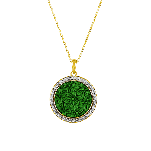 MILLAORO Gold & Diamond Necklace – JMON0106DTDSH
