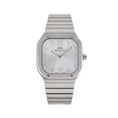 ساعة رجالية فخمة ماركة جينوفسكي S1748S2 - تصميم ري...