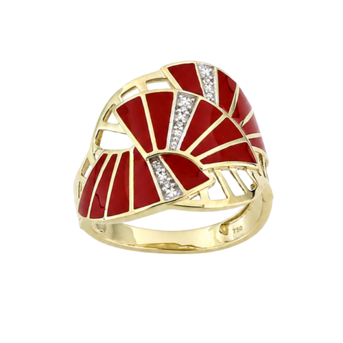 MILLAORO 18K Gold & Diamond Ring – JMOR0060DTDSH