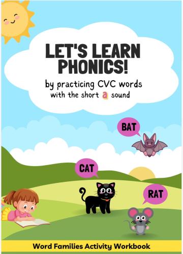 The Short A Sound Workbook” كتيّب التدريب على كلما...