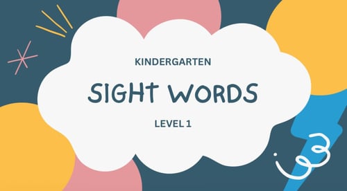 Sight Words Level 1 – كلمات النظر الممتعة للأطفال...
