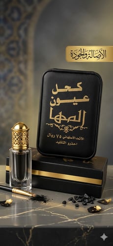 كحل الأثمد الأصفهاني (عيون المها) أصلي