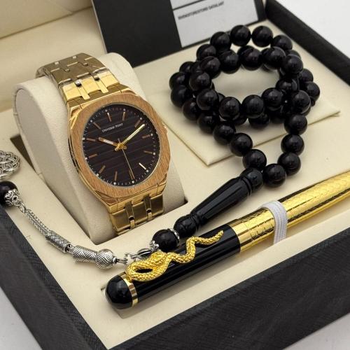 طقم ساعة وقلم وسبحة