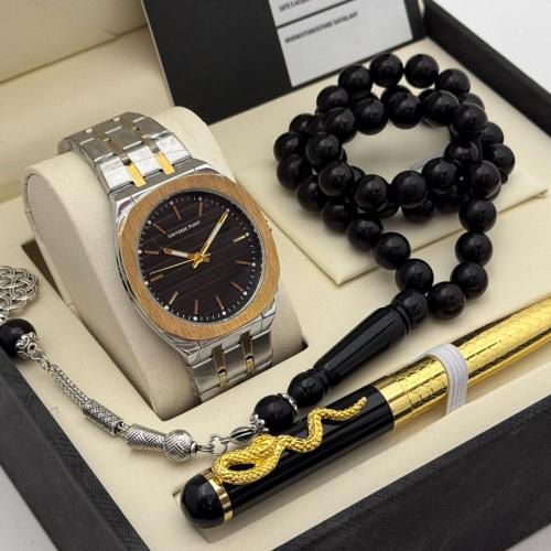 طقم ساعة وقلم وسبحة