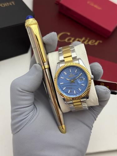 طقم ساعة وقلم