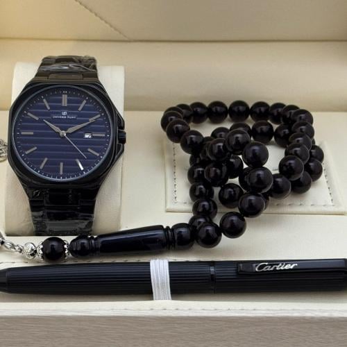 ساعة يد وقلم وسبحه