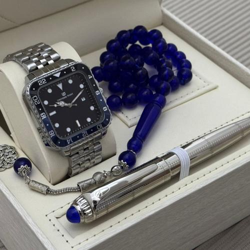 ساعة يد وقلم وسبحه