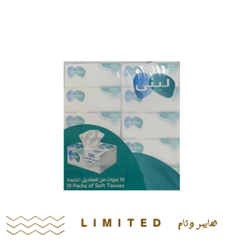 منادديل لبنى ناعمة 3 طبقات 10 حبة * 500 منديل