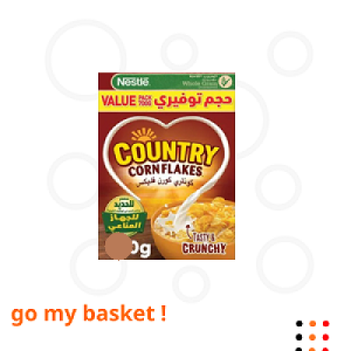 كونتري كورن فيلكس رقائق الذرة 375 جرام *