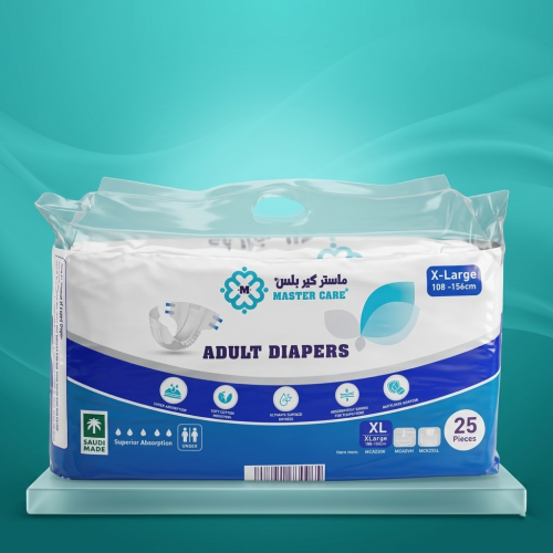 كرتون حفاضات كبار السن ماستر كيرXL 4*25