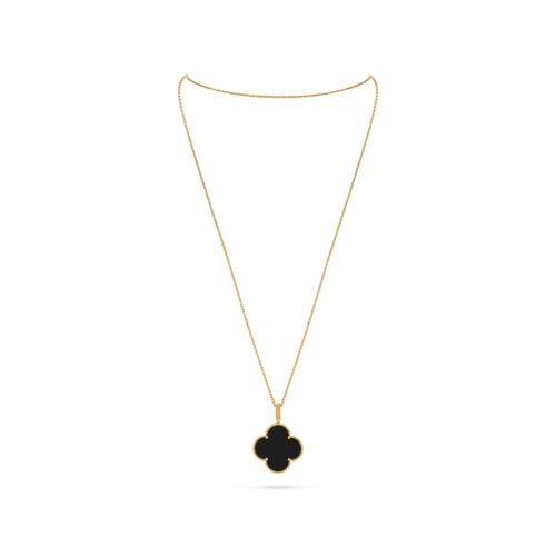 قلادة وردة البرسيم طويل