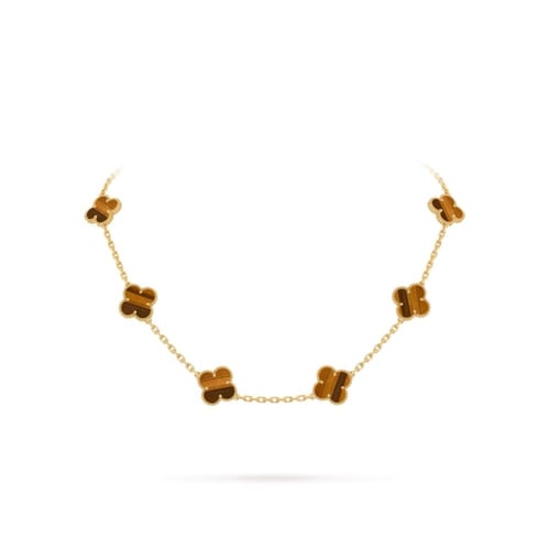 عقد وردة البرسيم 10 حلي