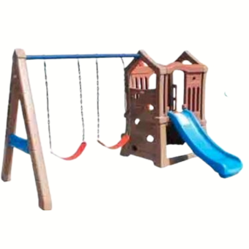 طقم مراجيح وزحليقة بلاستيك مقوى G606