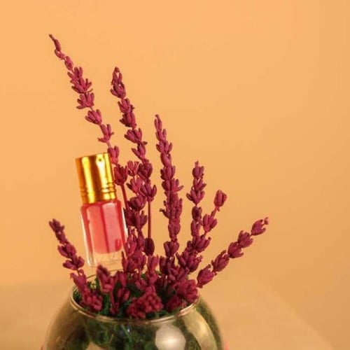 توزيعة مسك مع لافندر وردي