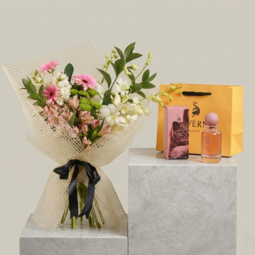 ورد مع عطر لافيرن