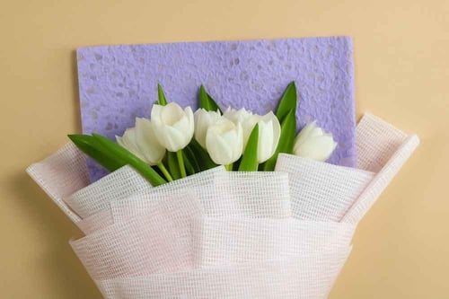 باقة ورد توليب