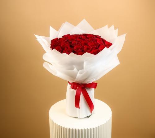 باقة الروز الأحمر