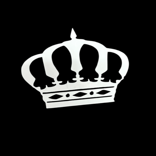 ستكر لاصق تاج حجم كبير 10 في 10 سم