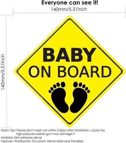 ستكر ملصق بيبي اون بورد - Baby on Board