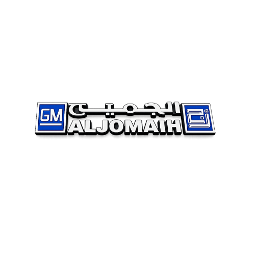 علامة ملصق استيكر الجميح بارز GM