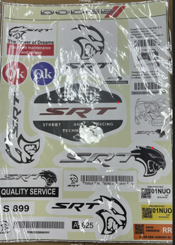 بكج استكرات دودج