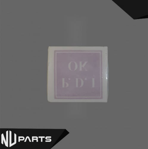 استيكر تويوتا PDI – تأكيد فحص ما قبل التسليم باحتر...