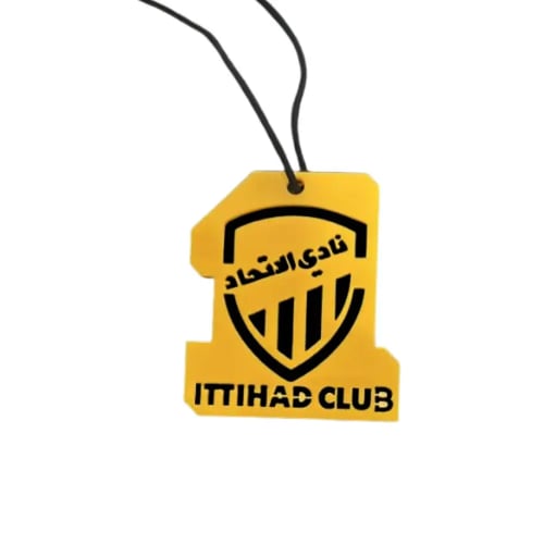 تعليقة قلادة نادي الاتحاد عش موود العميد بسيارتك