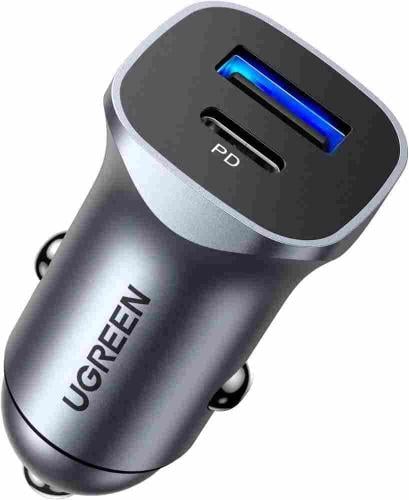 شاحن سيارة سريع من يوجرين منفذ USB مزدوج