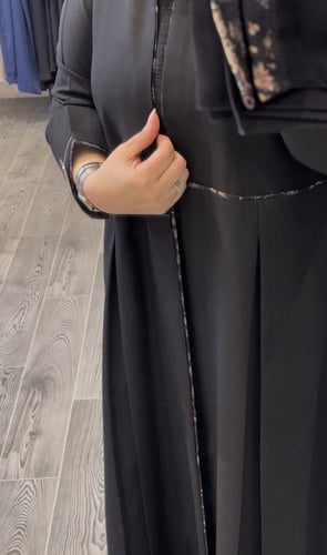 عباة ( اصايل ) قيطان كحلي