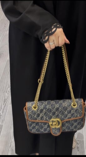 عباة كتان نص كلوش كلفه اكمام