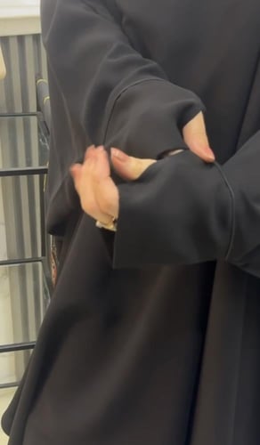 خمار القفاز قماش الملكي + نقاب هديه