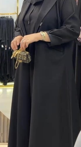 عباة البلبزر كتان نص كلوش
