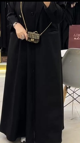 عباة البلبزر كتان نص كلوش