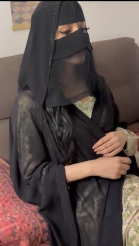 عباة النسف شيفون طرحه مشبوكه