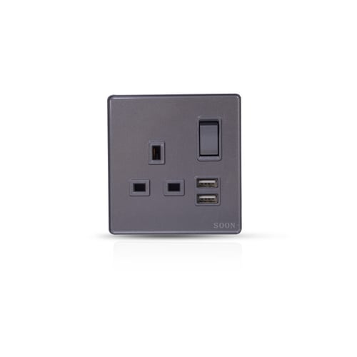 فيش ثلاثي مفرد مع usp رمادي