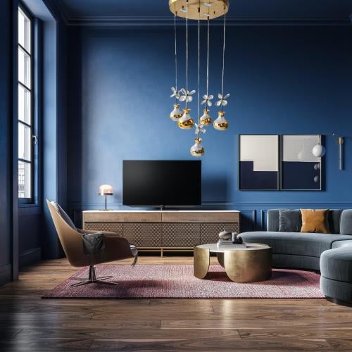 علاقي مودرن ليد أسود ثلاثي