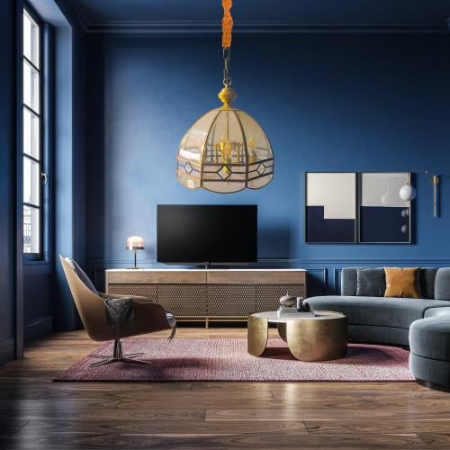 علاقي مودرن ليد أسود ثلاثي