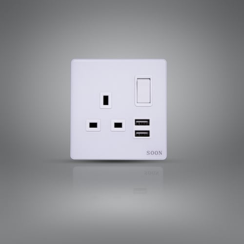 فيش ثلاثي مفرد مع usp ابيض