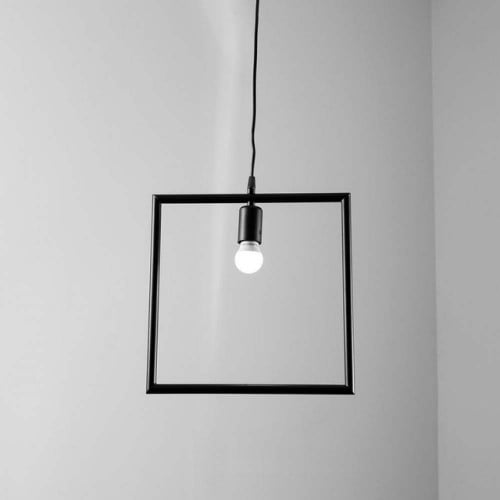 علاقي اسود مربع استيل