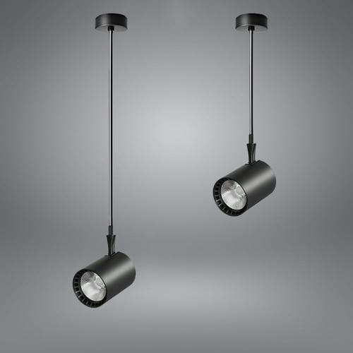 تراك لايت معلق 15 واط جرم اسود