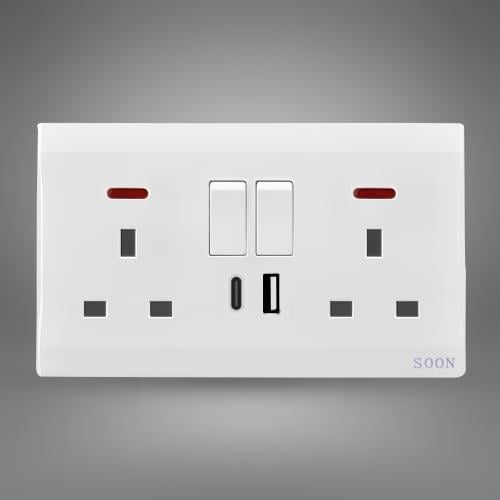 فيش ثلاثي مجوز مع usp ابيض