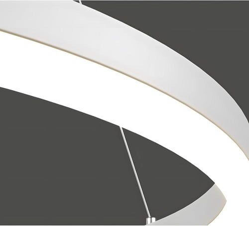 علاقي مودرن LED دائرية مفرد فضي