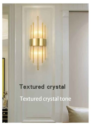 إبليك جداري مودرن ذهبي تعمل بالبطارية