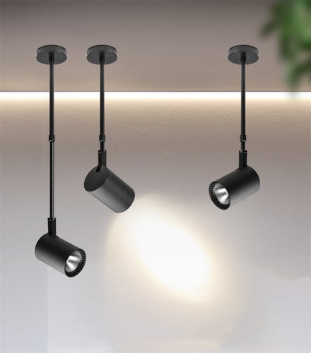 تراك لايت معلق 15 واط جرم اسود