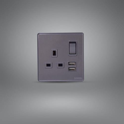 فيش ثلاثي مفرد مع usp رمادي