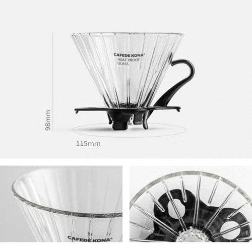 Glass Filter Cup 1-4 cups